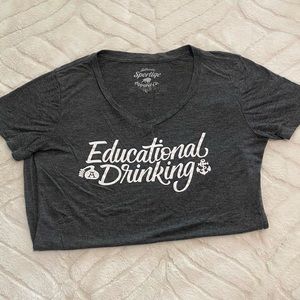 Educational Drinking Ladies T-Shirt
